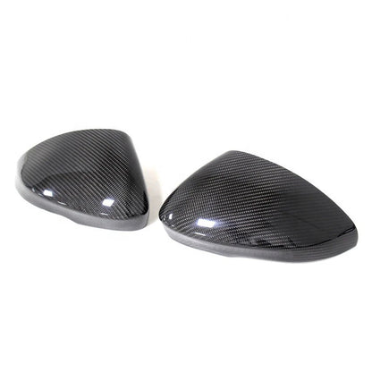 Real Carbon Fiber Add-on Side Rearview  Mirror Cover for Jaguar F-Type 2014-2024
