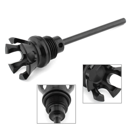 Black Oil Dipstick Transmission Fill Plug for Harley Davidson Softail (2013-2023)