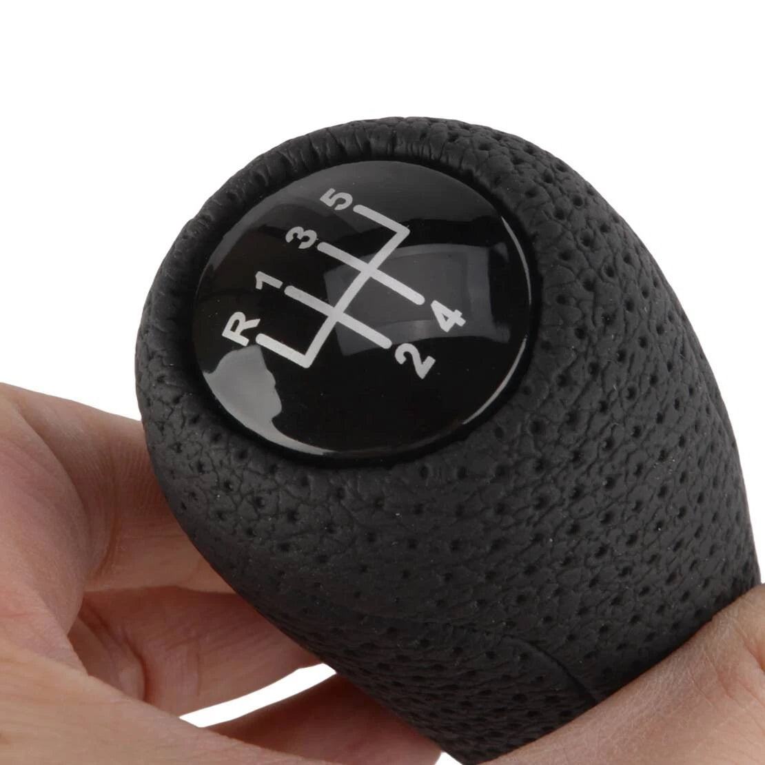 5 Speed Leather Gear Shift Knob for Mazda 3 BK BL 5 CR CW 6 CX7 MX5 (2003-2013)