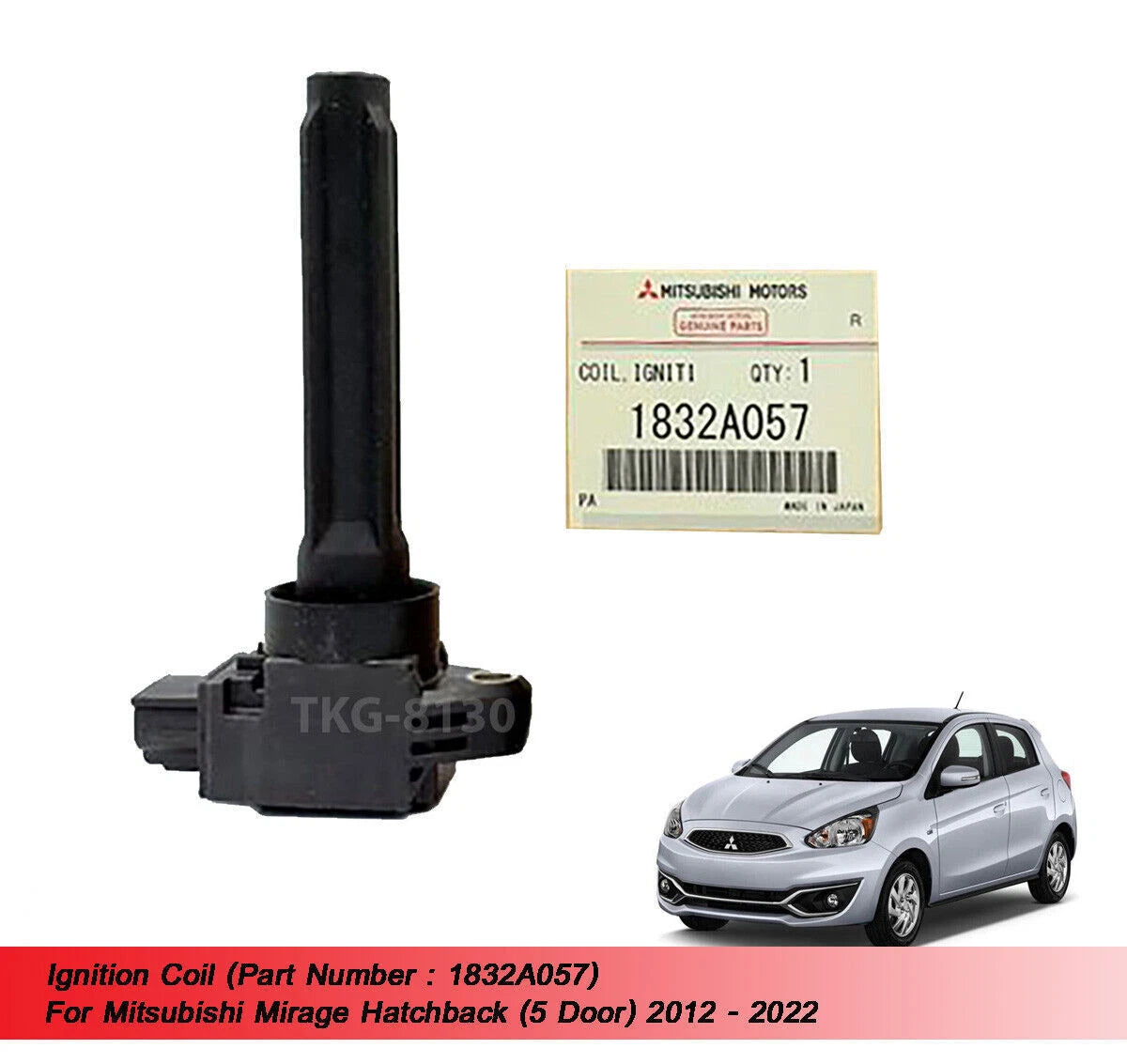 Ignition Coil for Mitsubishi Mirage 5Dr (2012-2022)