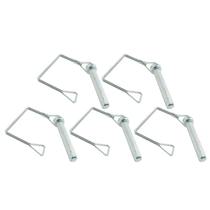 5 x Shaft Lock Pin Trailer Tow Coupler Safety Snap Locking Pin w/ Rope