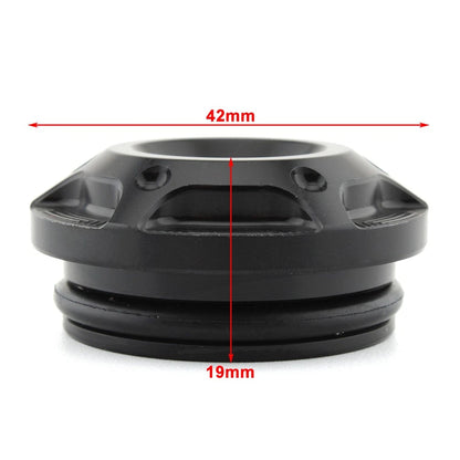 Black & Silver Frame Hole Cover Caps for Harley X350