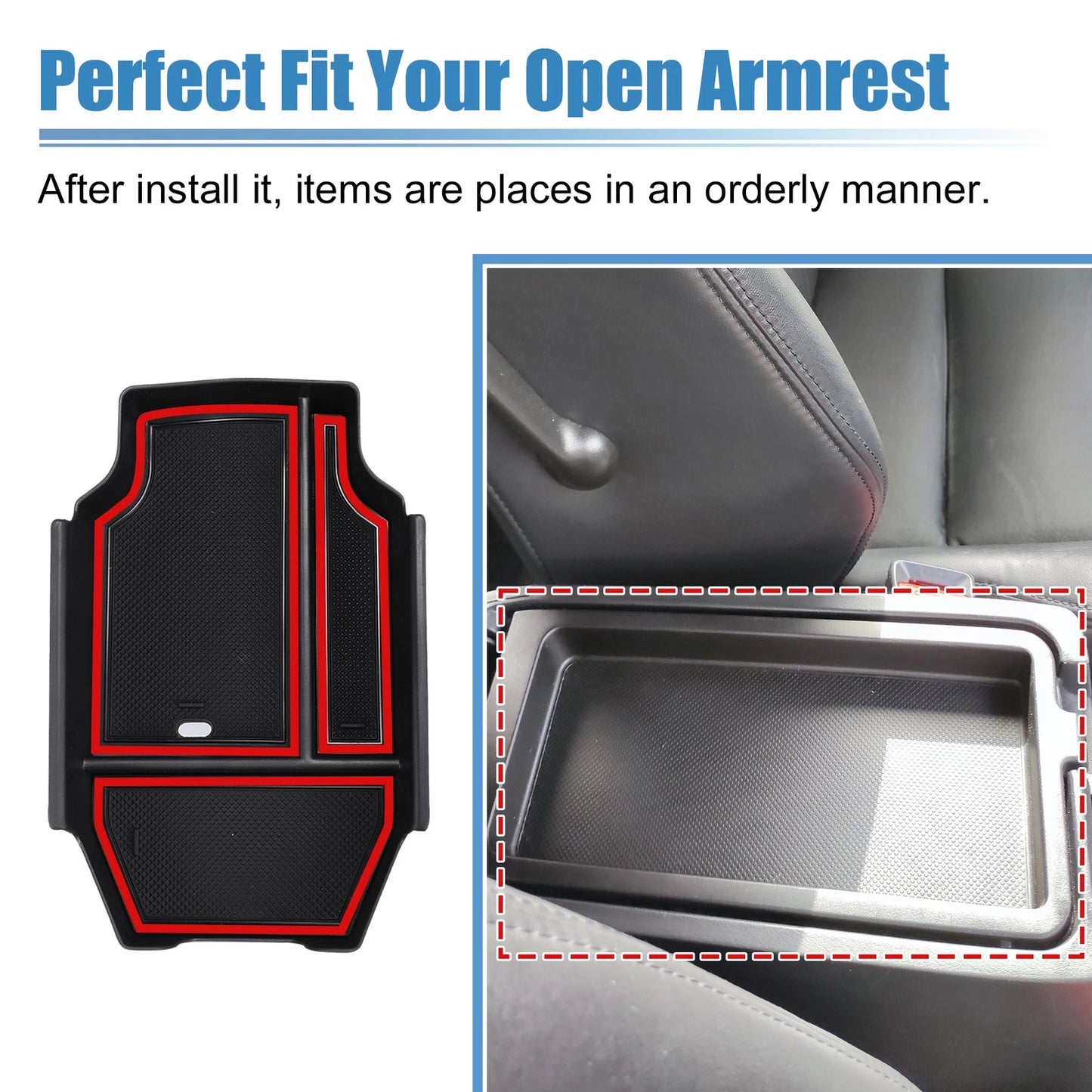 Car Center Console Organizer for Honda Accord LX/EX/Hybrid Sport/EX-L (2018-2023)