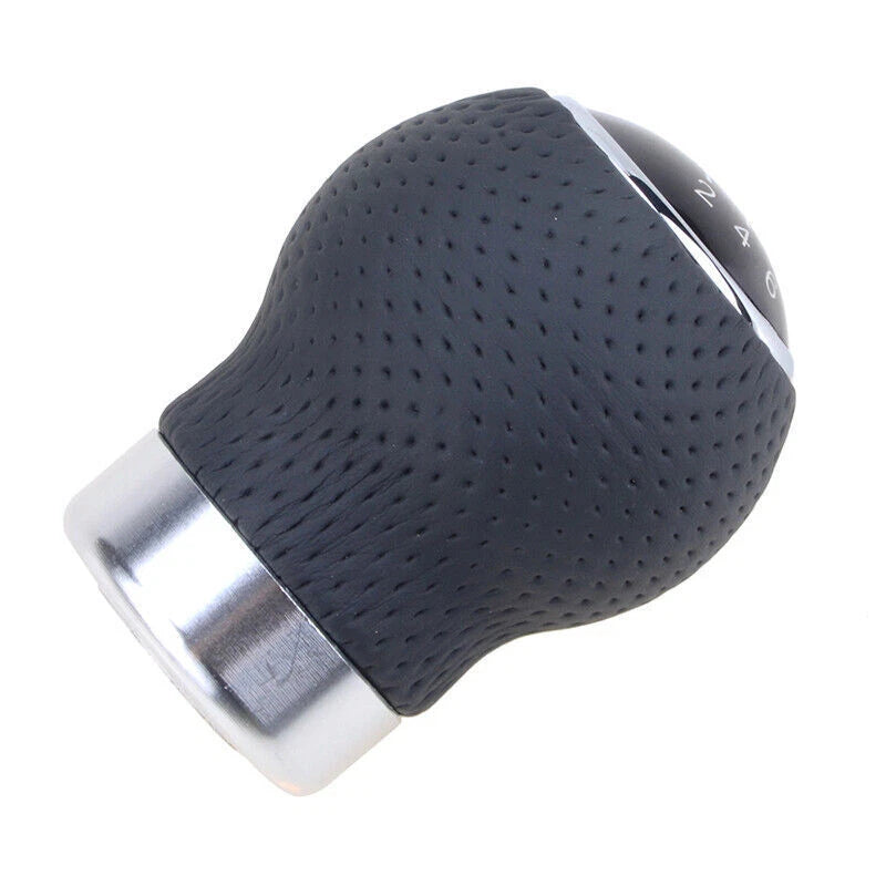 Leather 6 Speed Gear Shift Knob for Universal Cars - Black