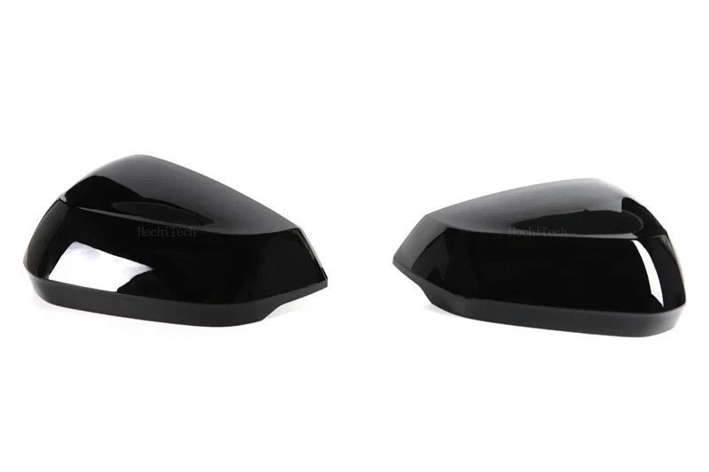 Pair Gloss Black Side Mirror Cap Covers for Audi Q2 / Q3 (2016–2025)