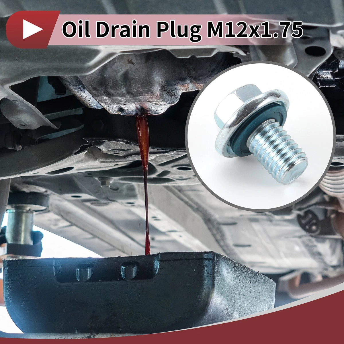 Set Aluminum Oil Drain Plug for Buick Cadillac Chevrolet