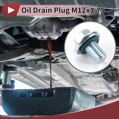 Set Aluminum Oil Drain Plug for Buick Cadillac Chevrolet