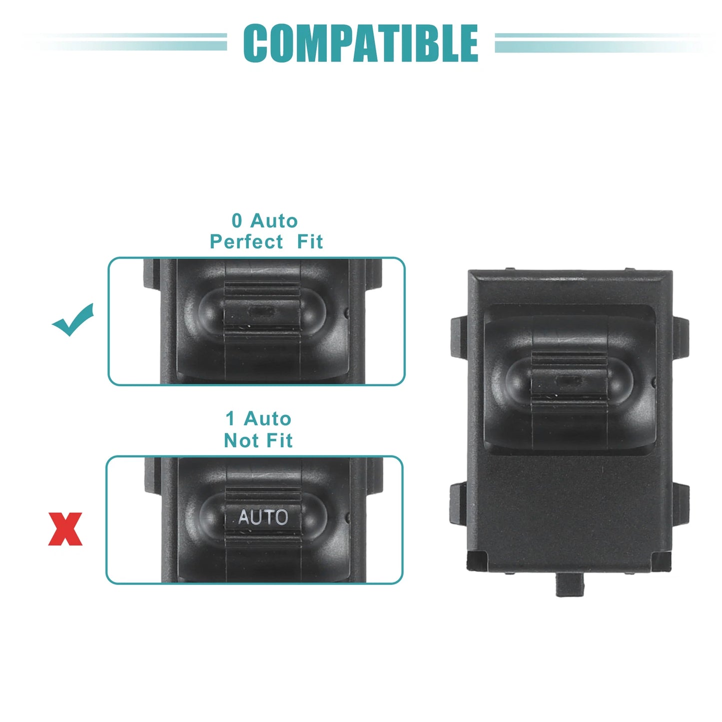 Right Power Window Switch for Dodge Ram 1500 Jeep Cherokee