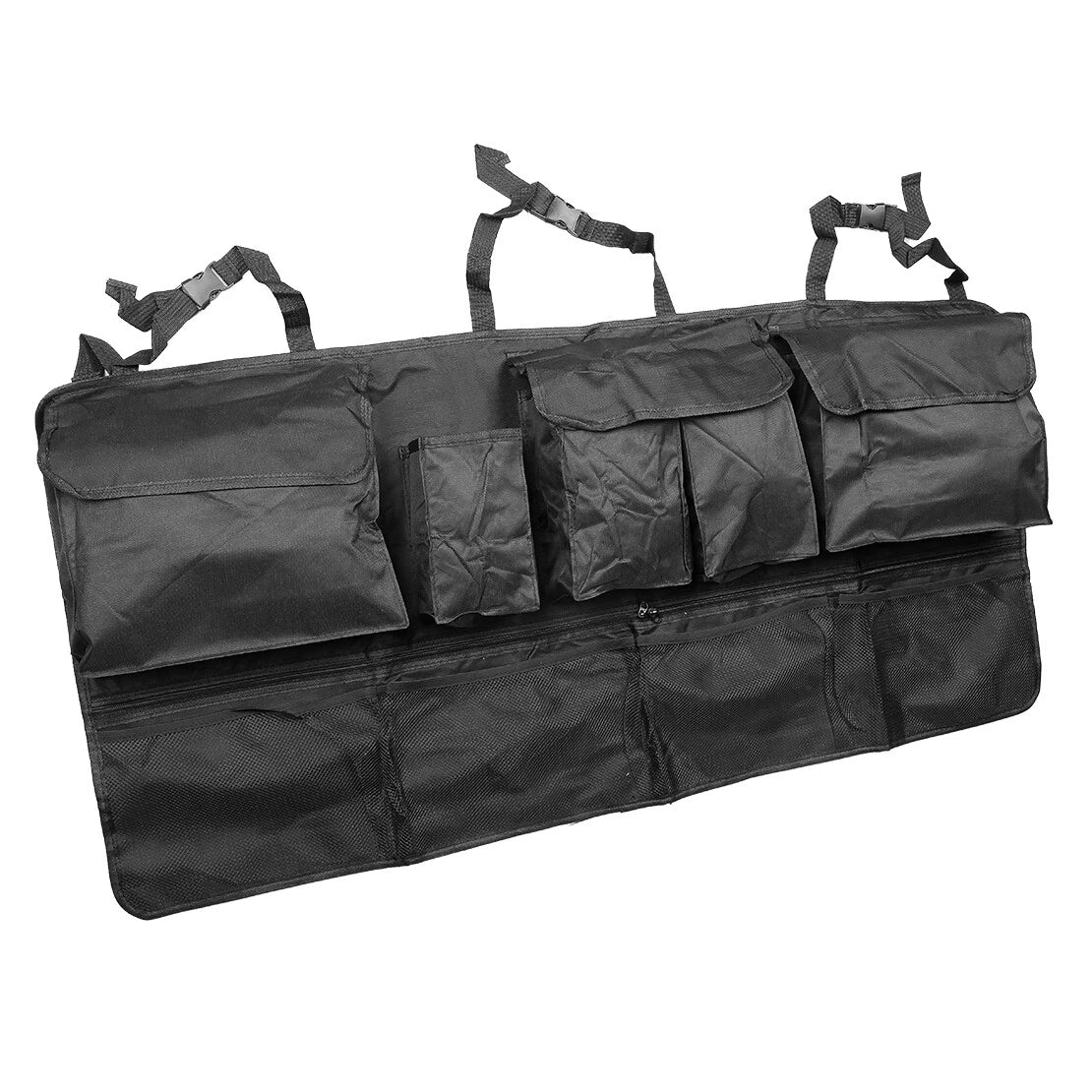 Cargo Net Organizer for Car Seat Back Storage Bags - Multi Pocket (Fits Most)