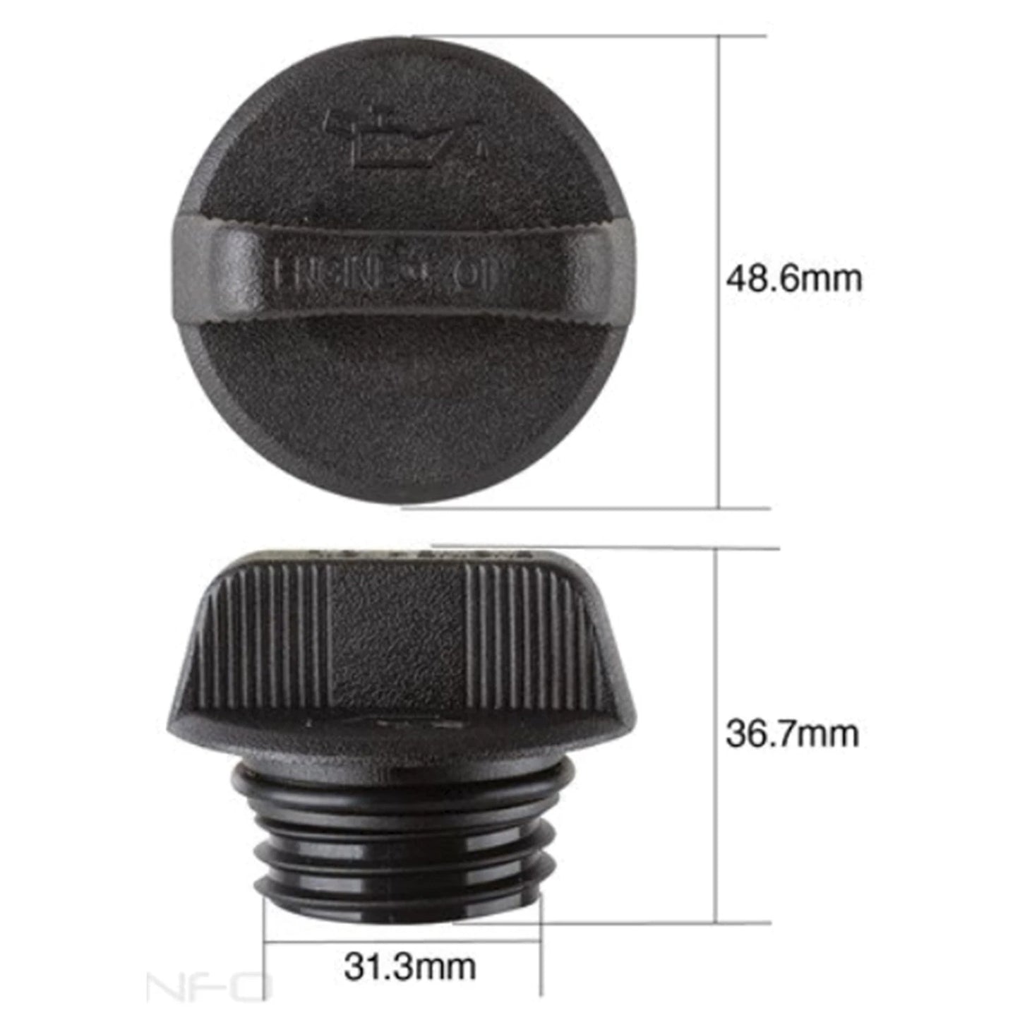 Oil Filler Cap 2.4L 4N15 for Mitsubishi Triton MQ MR (2015 - 2020)