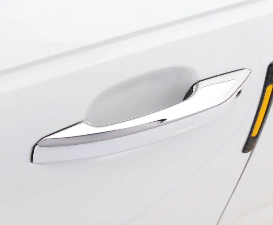 Chrome Half Pack Door Handle Lid Side Cover Trim for Audi Q5 (2018-2022) 4 x pcs