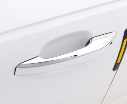 Chrome Half Pack Door Handle Lid Side Cover Trim for Audi Q5 (2018-2022) 4 x pcs