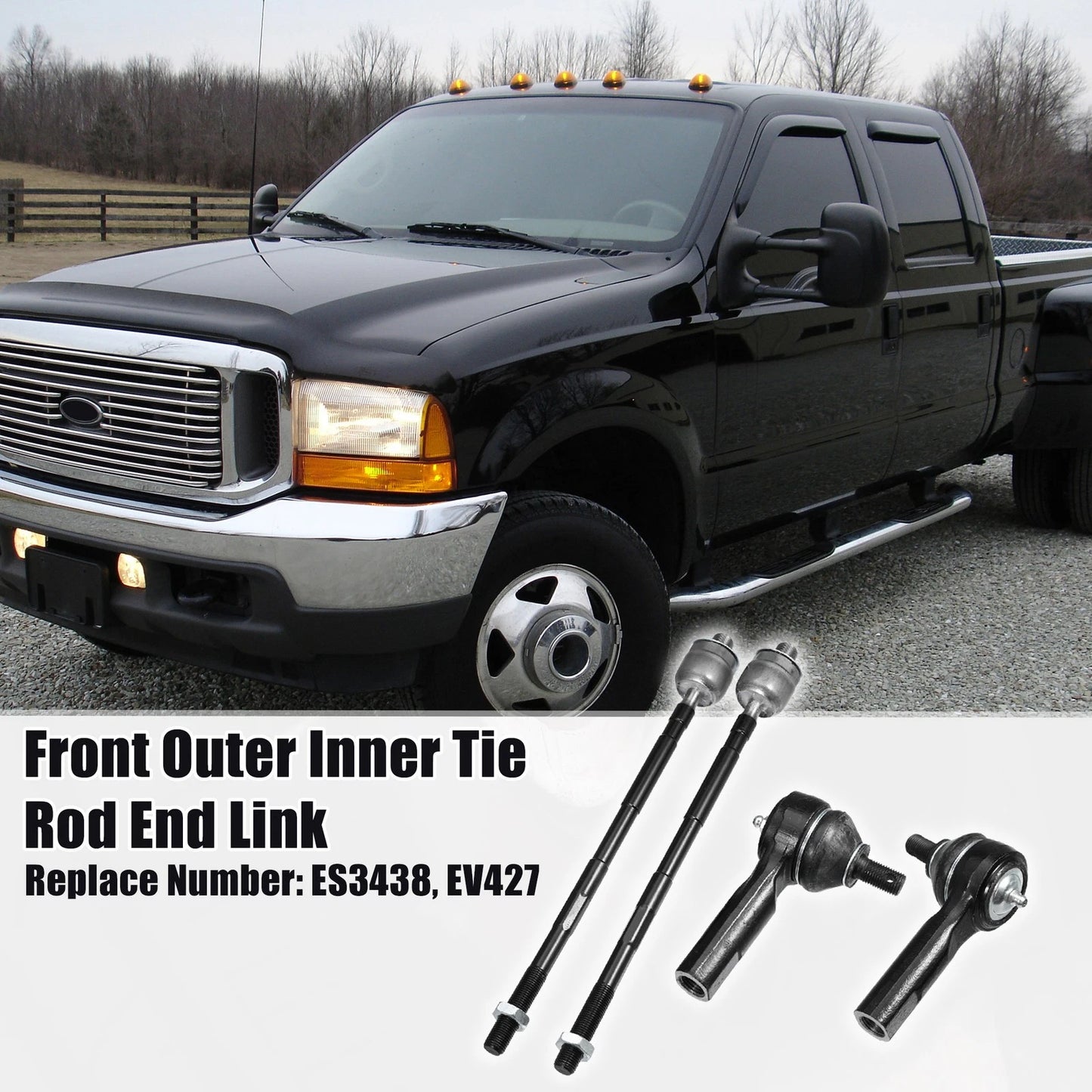 4 Pcs Tie Rod End Links for Nissan Altima (2002-2012)