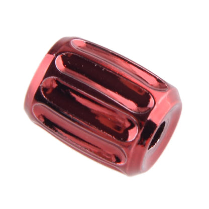 4 x Red Brass Tire Valve Dust Cover Caps for Car Truck SUV Bike