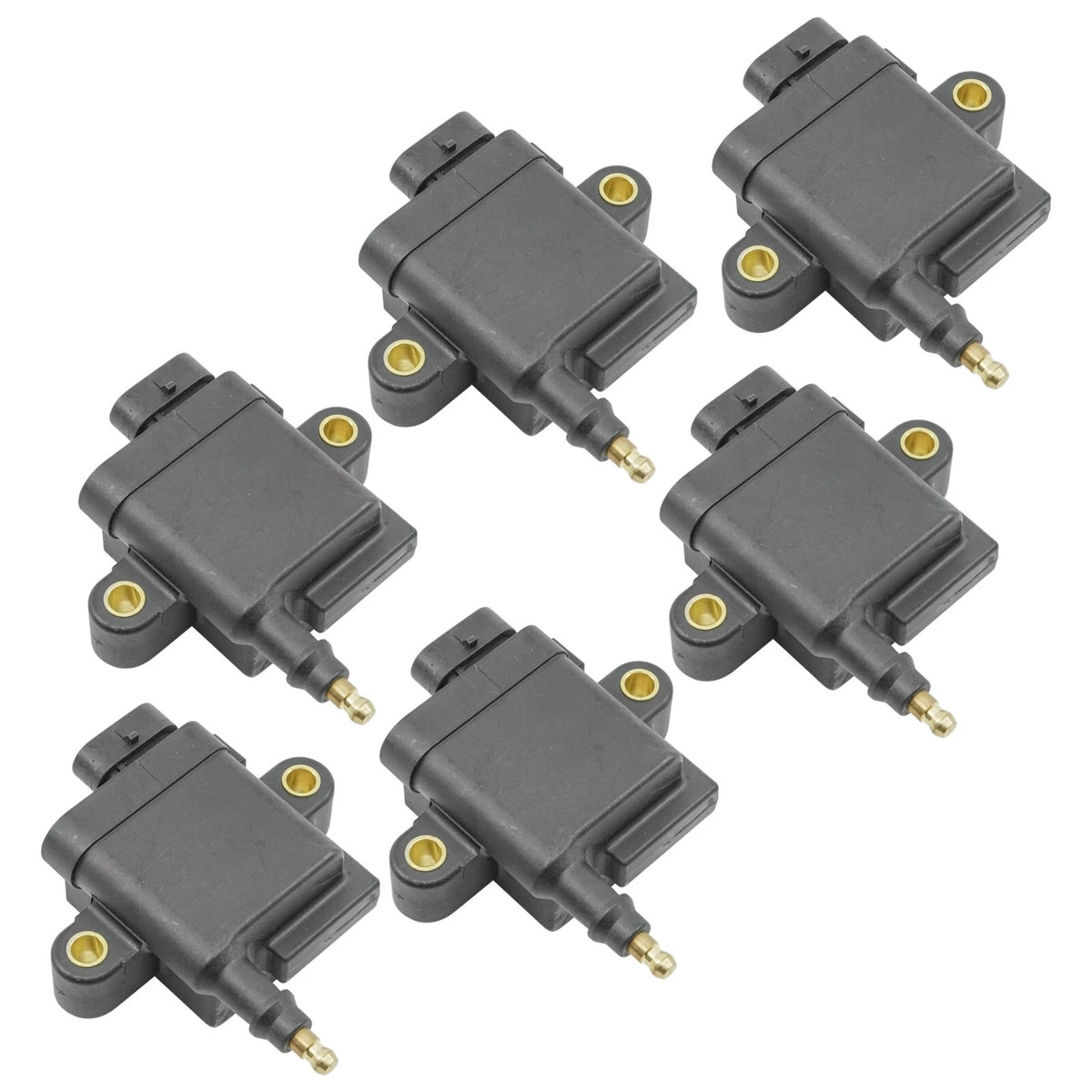 6-Pack Ignition Coils for Mercury Outboard 200/225/250/300 HP DFI Sport