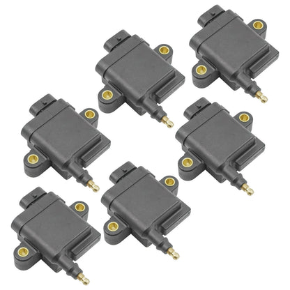 6-Pack Ignition Coils for Mercury Outboard 200/225/250/300 HP DFI Sport
