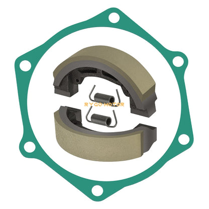 Brake Shoes Kit w/ Springs & Gasket for John Deere 650 & 670 Tractors