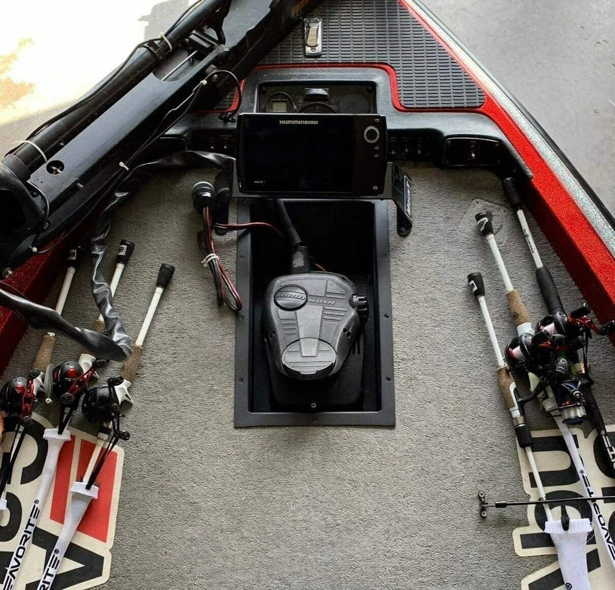 Trolling Motor Foot Pedal Pan for Minn Kota Universal Recessed