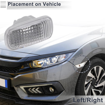 Left/Right Side Marker Light Cover for Honda AZZ (2002-2008)
