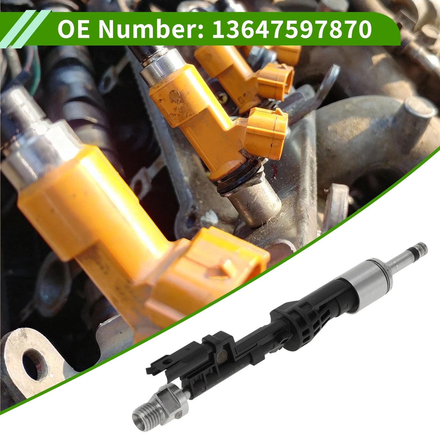 Fuel Injector 13647597870 for BMW X5 F15 xDrive 35i (2013-2018)