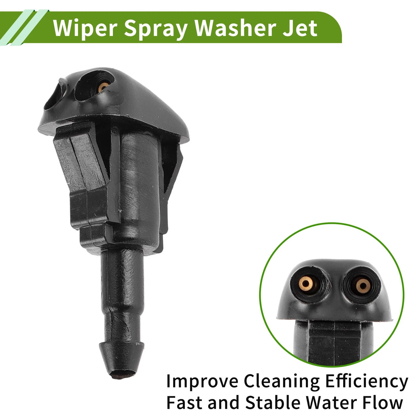 Windshield Washer Nozzle & Hose Connector for Toyota
