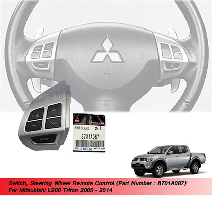 Steering Wheel Remote for Mitsubishi L200 Triton (2005-2014)