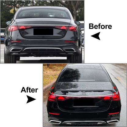 Carbon Rear Trunk Spoiler Wing for Mercedes Benz E Class W214 E260 E300 (2024+)