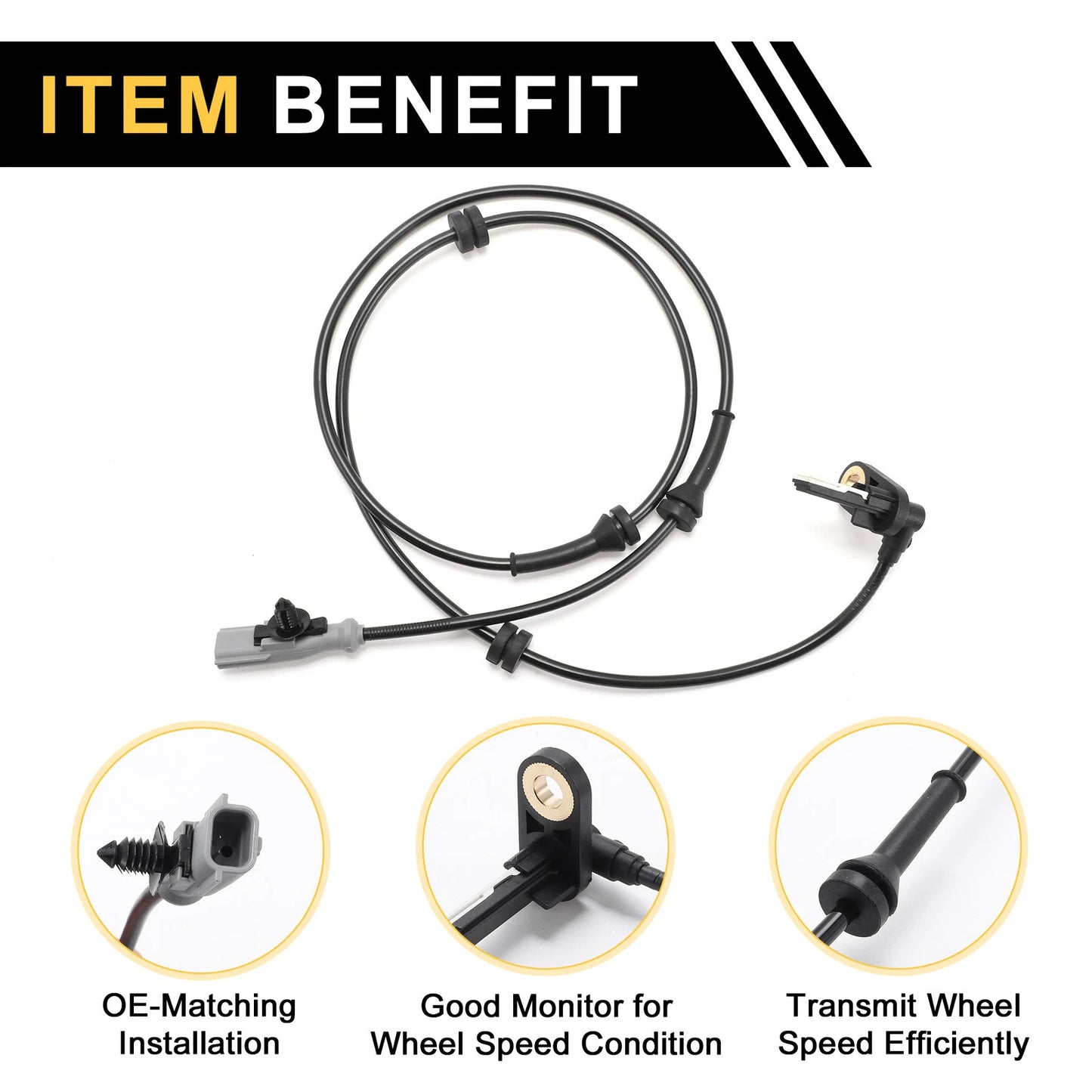 ABS Wheel Speed Sensor for Nissan TITAN (2012-2015)