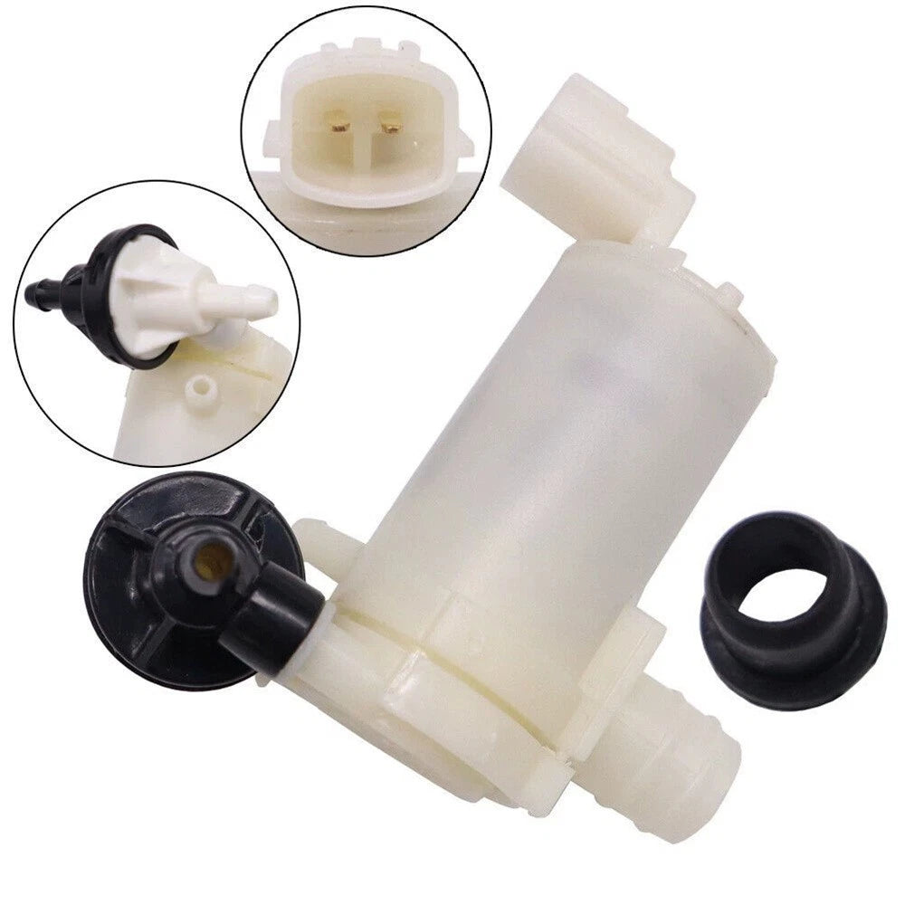 Windshield Wiper Washer Pump with Grommet for Mazda 2 (2007-2014)