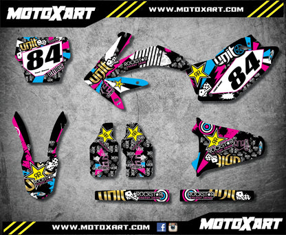 Custom Graphics Full Kit for Honda CRF 450X (2005-2023) - RUSH Style Decals