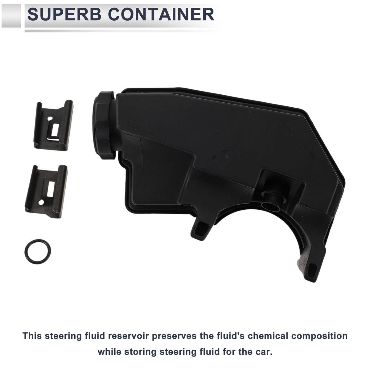 Power Steering Reservoir for Jeep Cherokee (1991-2001) 1 x Black