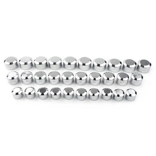 10 x CNC Inner 9/11/13mm Schrauben Bolt Topper Caps Covers for Harley Chrome