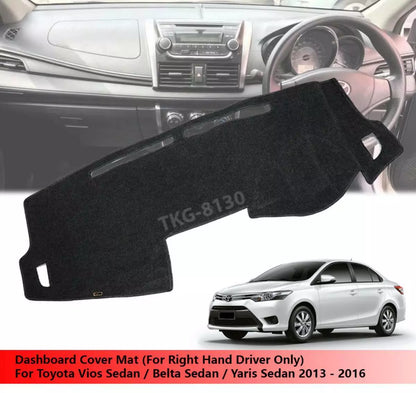 Dashboard Mat Cover for Toyota Belta/Yaris Sedan (2013-2016)