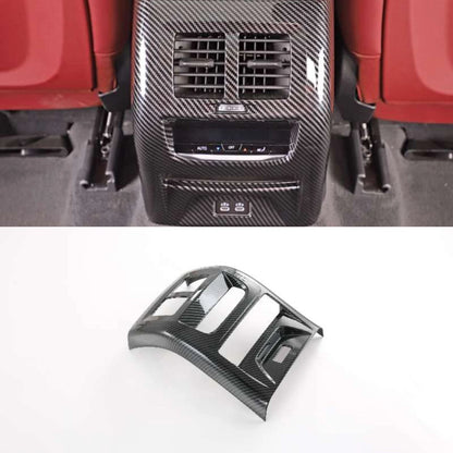 Rear Outlet Air Vent Frame Cover Trim for 2022-2024 BMW X3 G01 Carbon Fiber