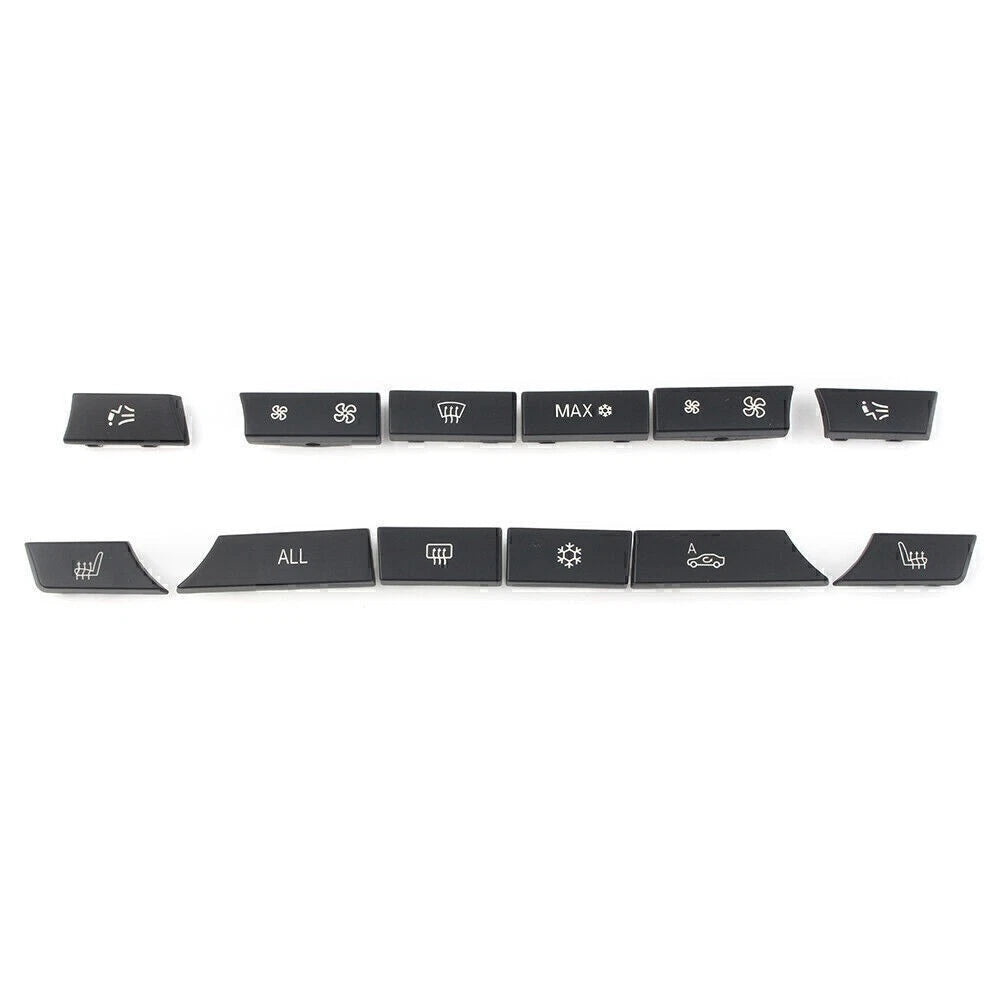 12 Button Key Caps for BMW 5 6 7 Series F01 F12 (2008-2017)