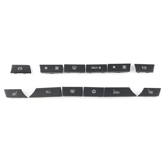 12 Button Key Caps for BMW 5 6 7 Series F01 F12 (2008-2017)
