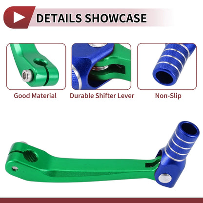 Motorcycle Gear Shifter Lever for Honda CRF150F (2003-2017) Green Blue Silver