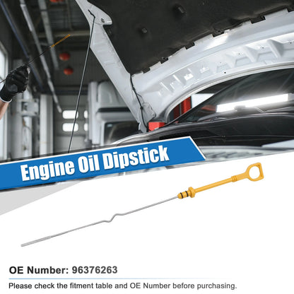 Engine Oil Level Indicator Dipstick for Chevrolet Aveo Yellow (2004 - 2008)