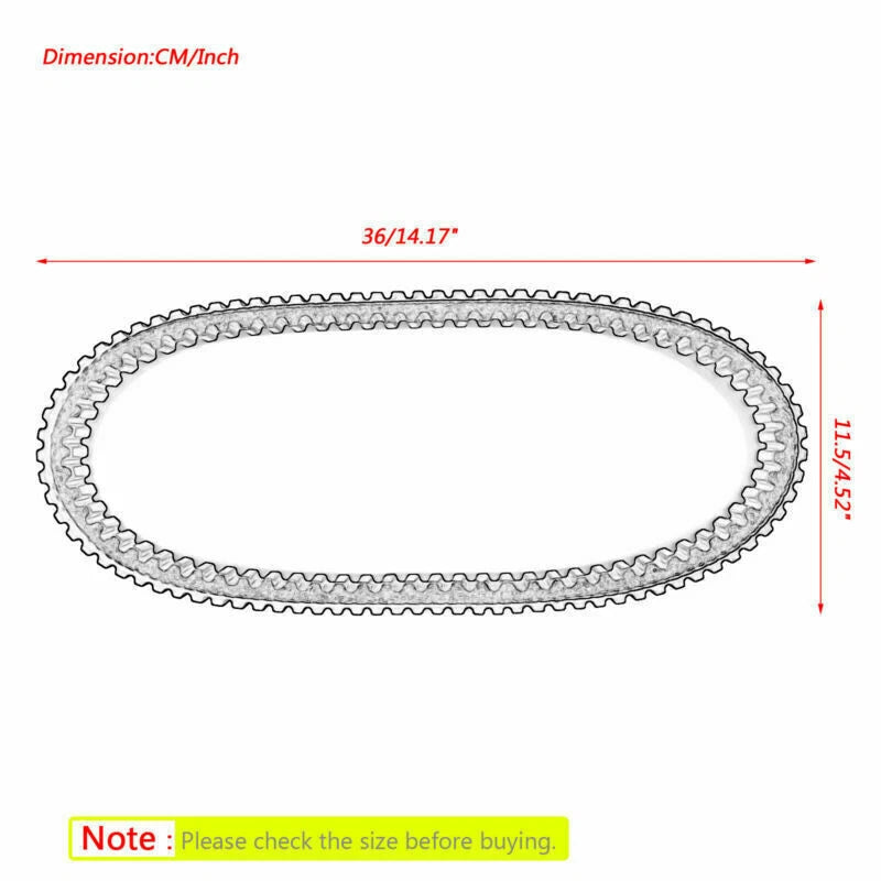 Timing Belt for Honda PCX150 152cc Scooter (2012-2013)