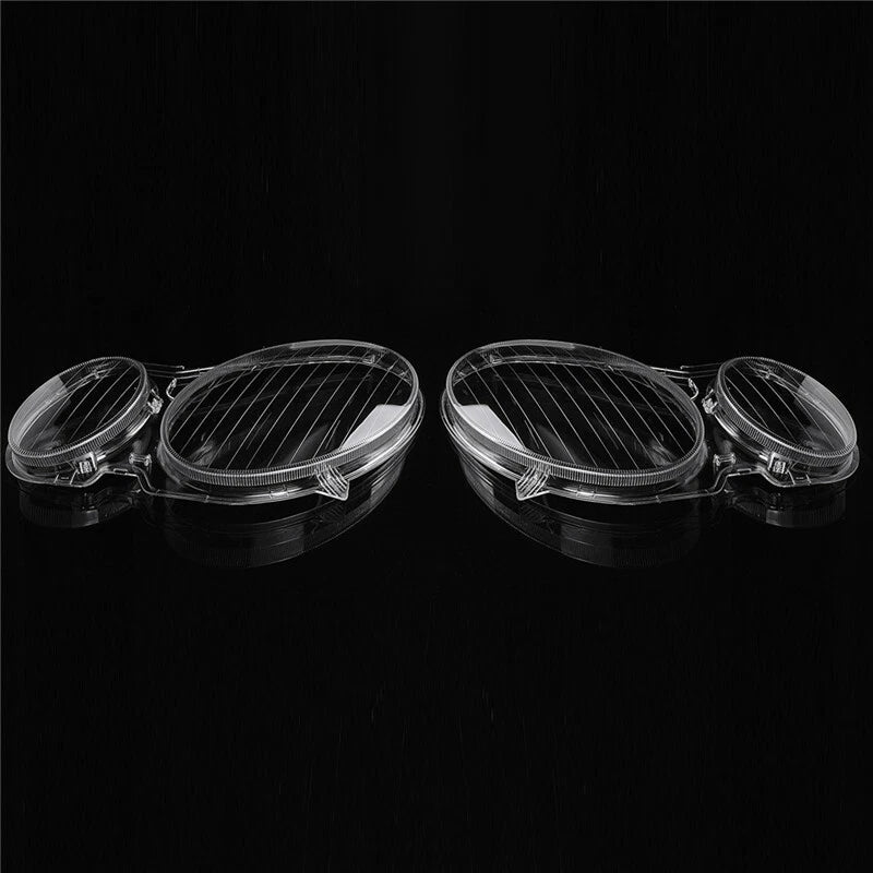 Headlight Lens Covers 2 x Left & Right for Benz W211 E350 E300 2002-2008