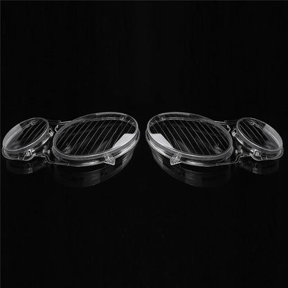 Headlight Lens Covers 2 x Left & Right for Benz W211 E350 E300 2002-2008