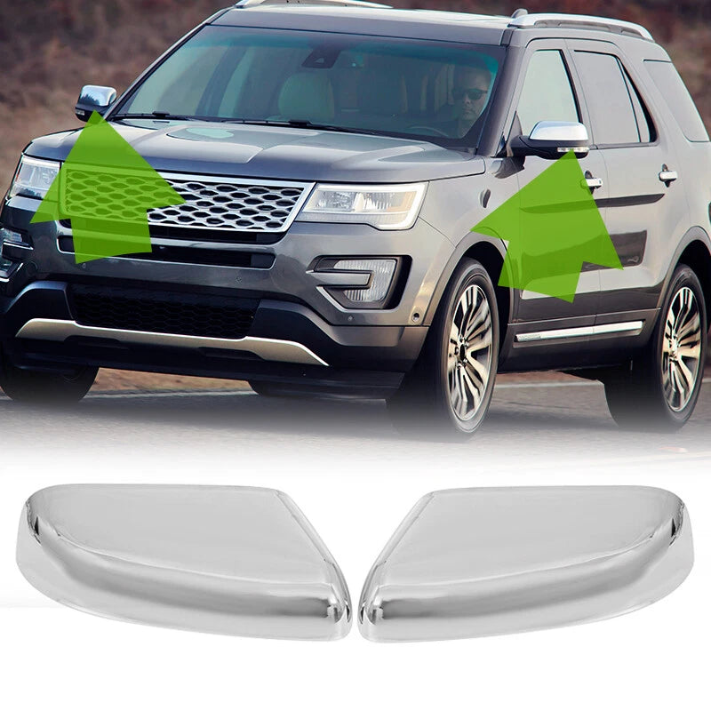 Replacement Side Mirror Cover for 2016-2019 Ford Explorer (2 x Covers)