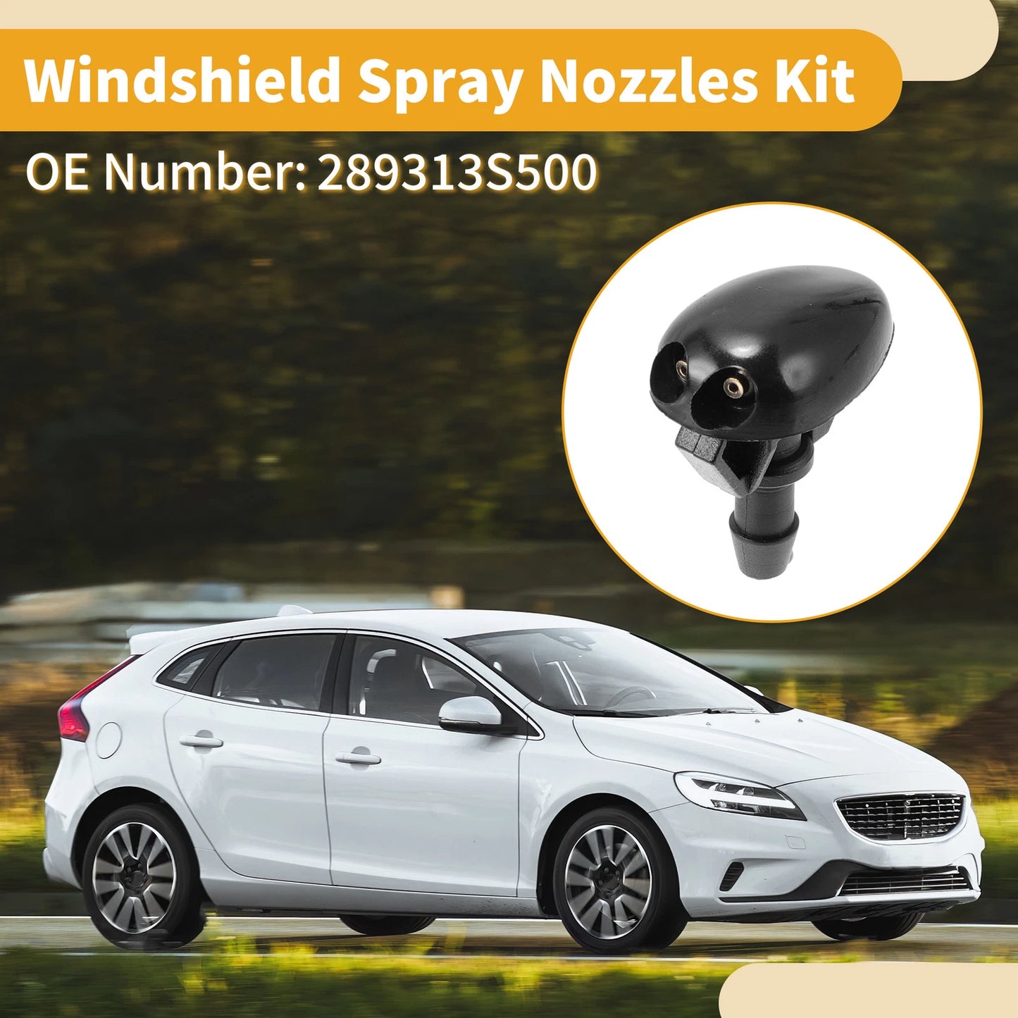 Windshield Washer Nozzle Kit for Nissan Frontier (1998-2004)