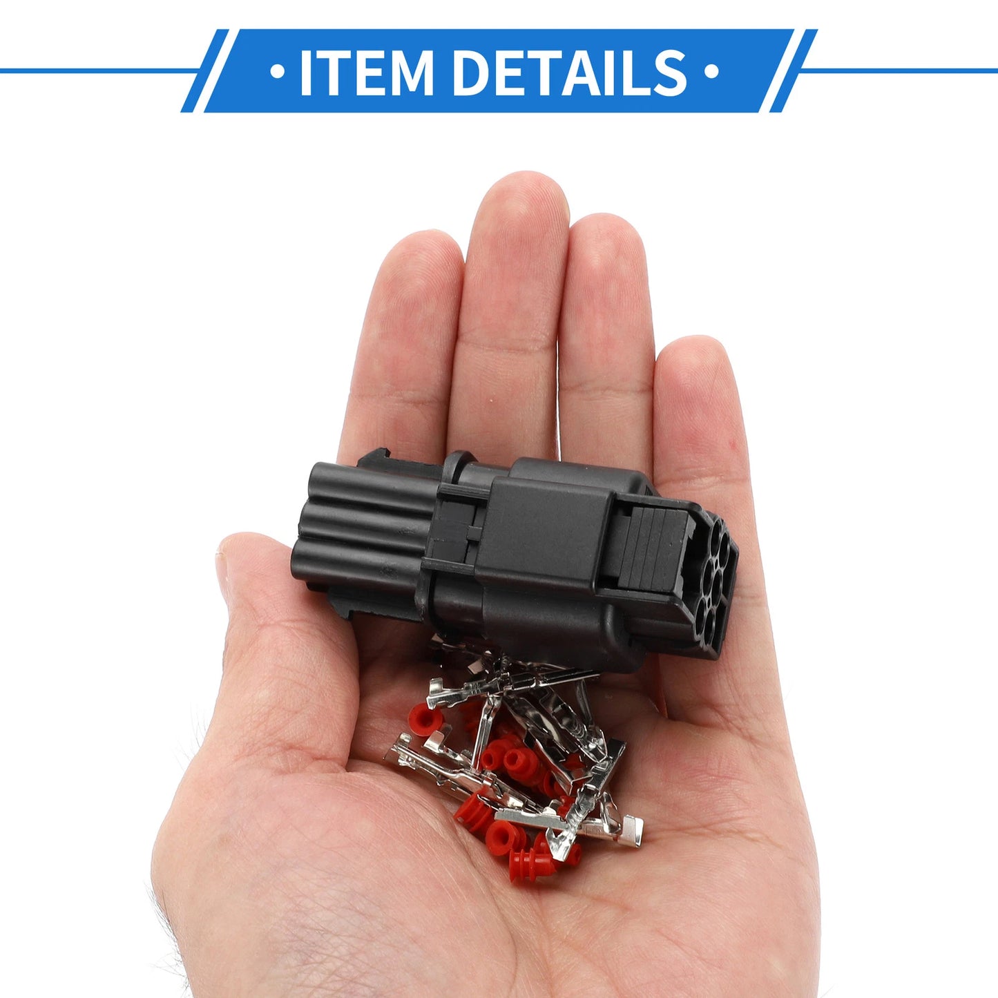 6 Pin Headlight Socket Connector Plug for Hyundai Elantra, Kia (2011-2016)