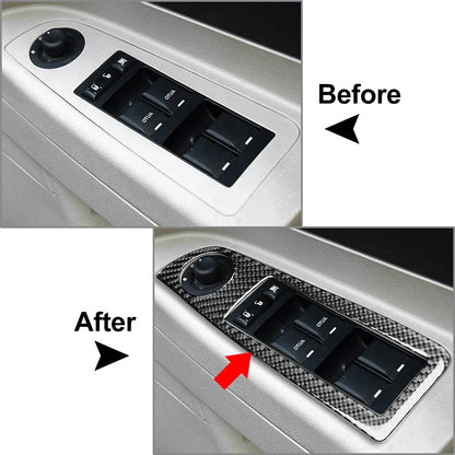 Window Lift Switch Cover Trim for Chrysler 300 300C (2005-2007) Black