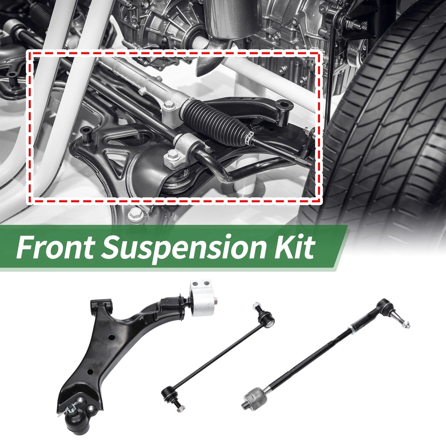 8pcs Front Suspension Kit Control Arm for Chevrolet Equinox
