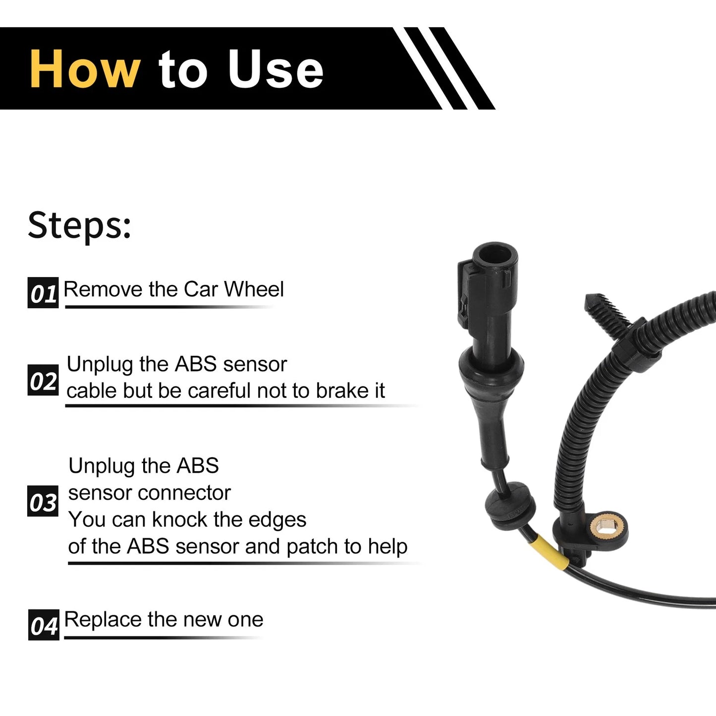 ABS Wheel Speed Sensor Set for Ford Focus (2000-2011)