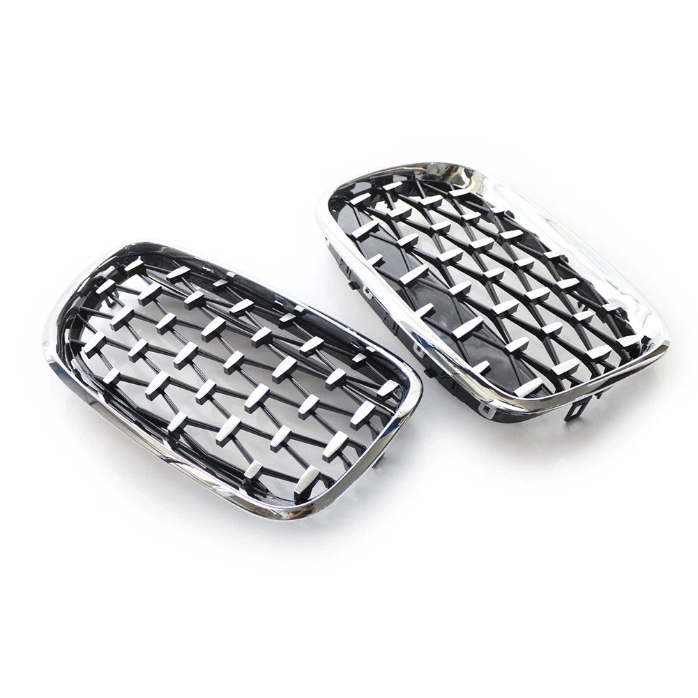 Diamond Style Chrome Front Kidney Grille for BMW X5 (2007-2013)