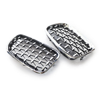 Diamond Style Chrome Front Kidney Grille for BMW X5 (2007-2013)