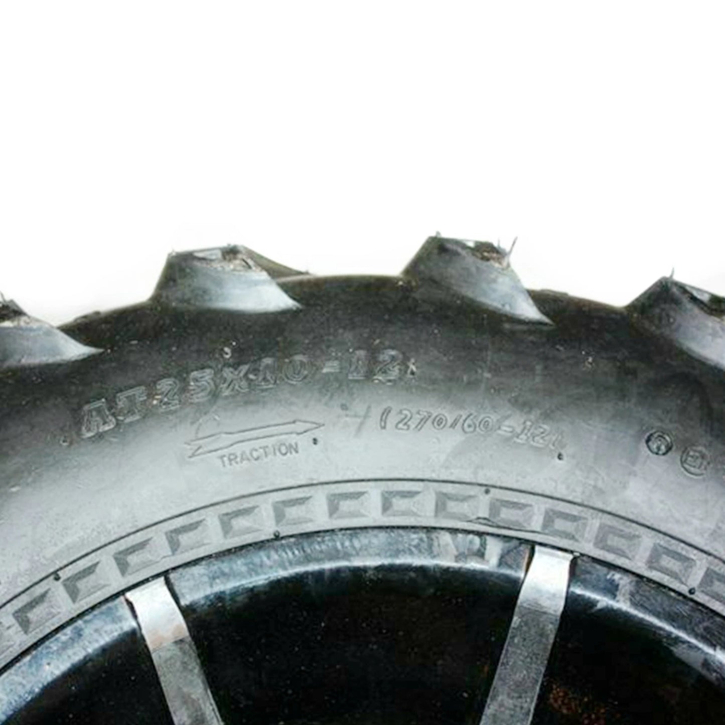 12" Rear Alloy Wheel Rim Tire for Quad Dirt Bike ATV Buggy